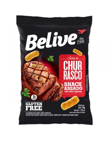 Snacks Churrasco - Belive - Unidade 35G