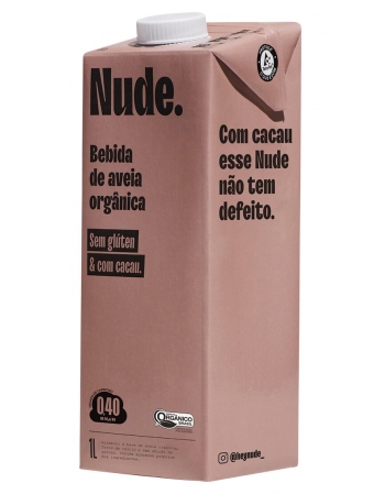 Bebida de Aveia e Cacau Orgânica - Nude - 1litro