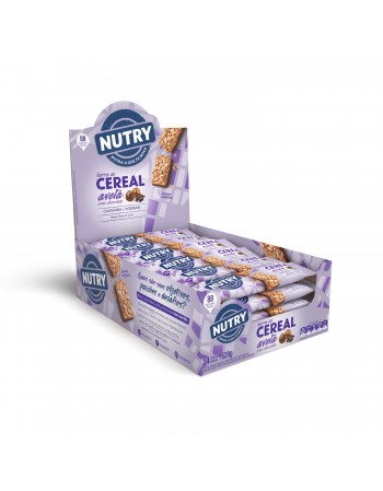 Barra De Cereais Nutry Avelã E Chocolate - Nutrimental - Display Com 24 Unidades De 22G